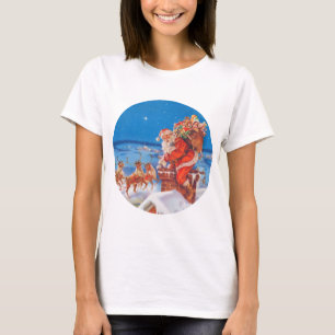Camiseta Papá Noel en la noche antes del navidad