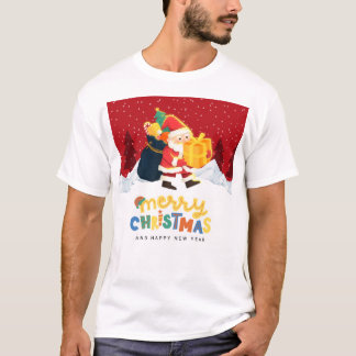 Camiseta Papá Noel en un mágico país de las maravillas inve