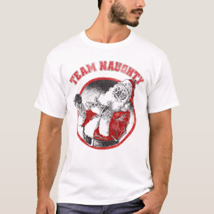 Camiseta Papá Noel - equipo travieso