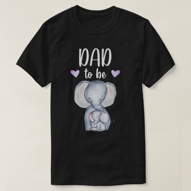Camiseta Papá Noel Es El Futuro De Baby Shower Elefante (Diseño del anverso)