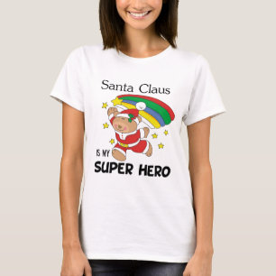 Camiseta Papá Noel es mi navidad del super héroe