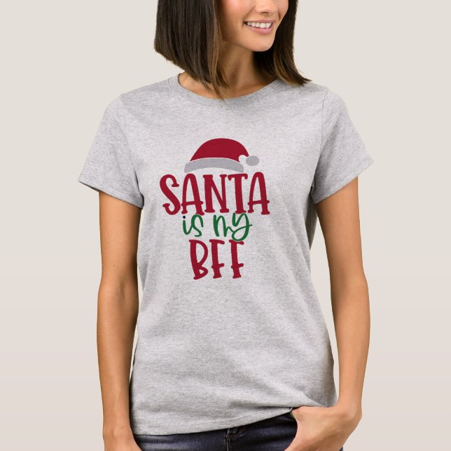 Camiseta Papá Noel es mi regalo para los Navidades divertid (Anverso)