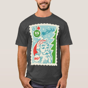 Camiseta Papá Noel estampado Feliz Navidad