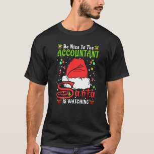 Camiseta Papá Noel Estará Bien Con El Contador Chris