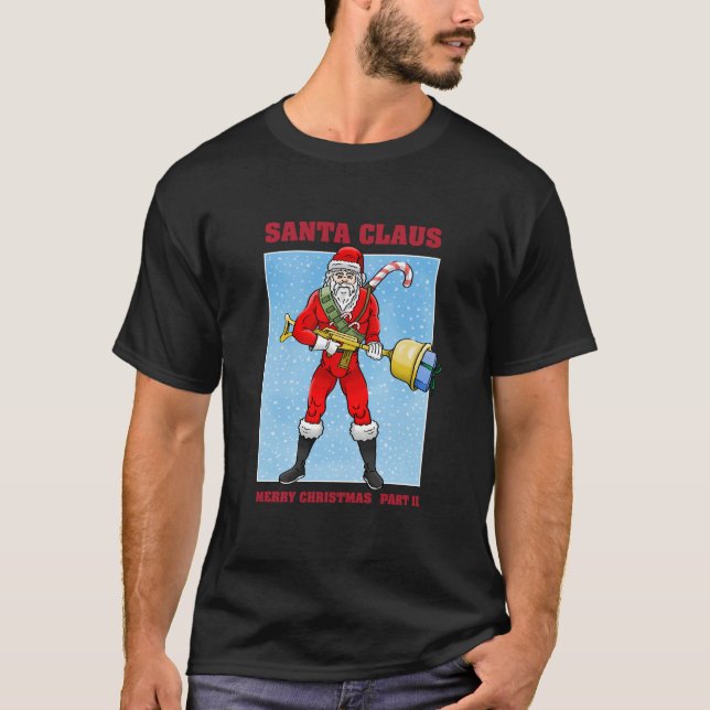 Camiseta Papá Noel Feliz Navidad Parte 2 (Anverso)