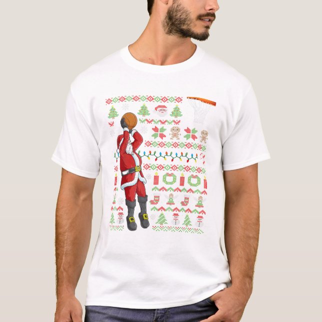 Camiseta Papá Noel feo de Navidad (Anverso)