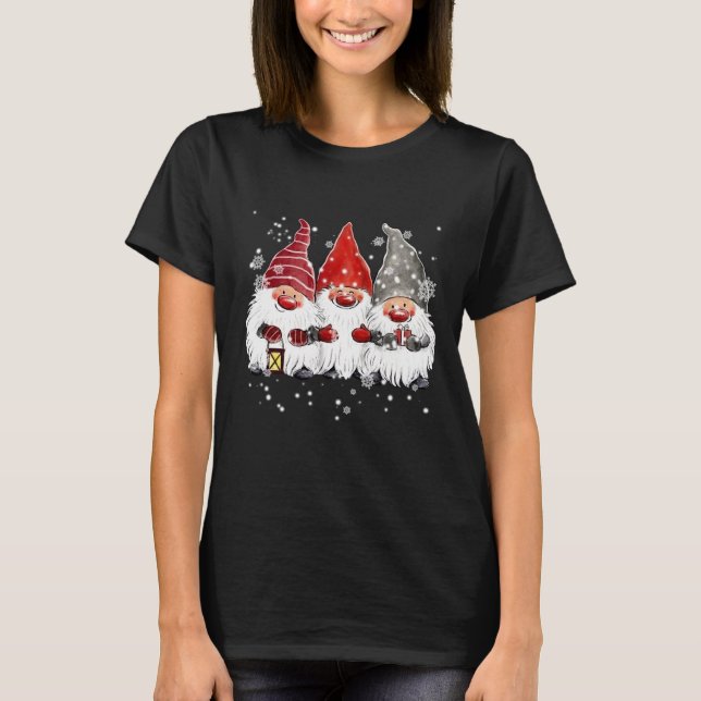 Camiseta Papá Noel Gnomes Feliz Navidad (Anverso)