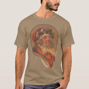 Camiseta Papá Noel Leyendecker Antiguo Victoriano