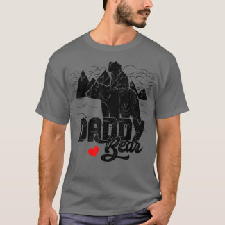 Camiseta Papá Noel Lleva Una Bebé Cubierta Papá Un Papel