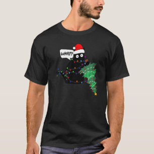 Camiseta Papá Noel lo que el árbol de Navidad inverso mamá 