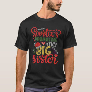 Camiseta Papá Noel me promueve a la embarazada de una herma
