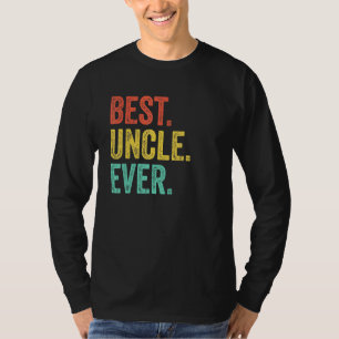 Camiseta Papá Noel mejor tío retro