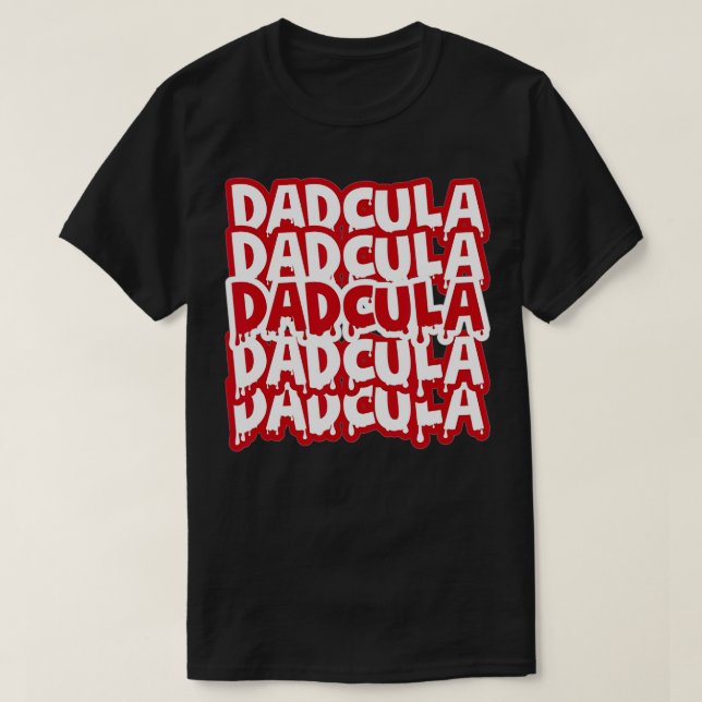 Camiseta Papá Noel Monstruo Dracula Disfraces De Halloween  (Diseño del anverso)