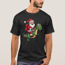 Papá Noel montando un dinosaurio mejor regalo de N