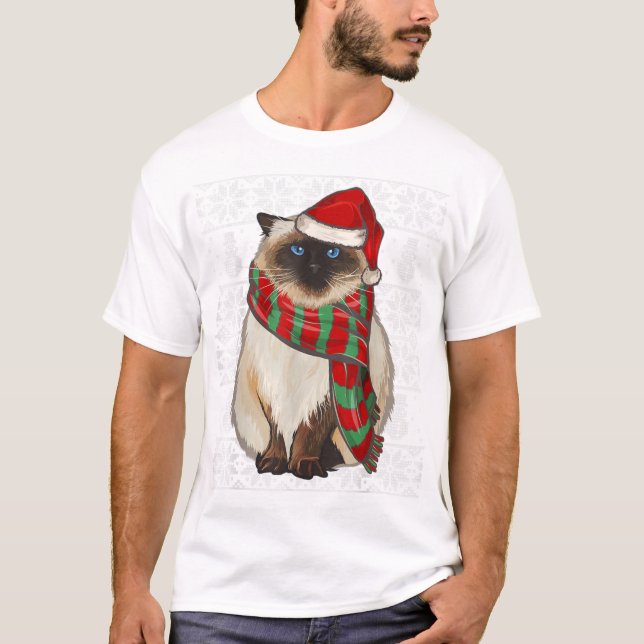 Camiseta Papá Noel Navidad en el Himalaya feo Chris (Anverso)