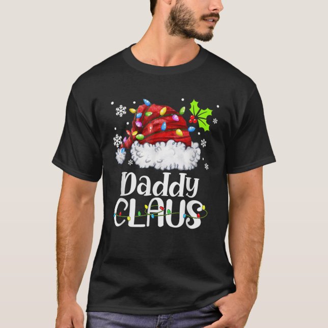 Camiseta Papá Noel Navidades de Santa Hat enciende fans (Anverso)