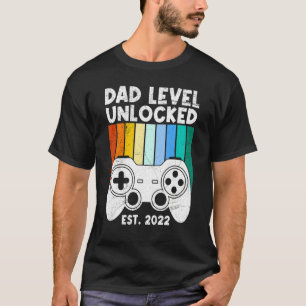 Camiseta Papá Noel nivel Desbloqueado Papá 2022