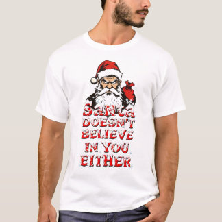 Camiseta Papá Noel no cree en ti