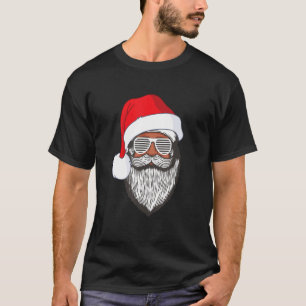 Camiseta Papá Noel Noel negro Noel Santa Afro Americano