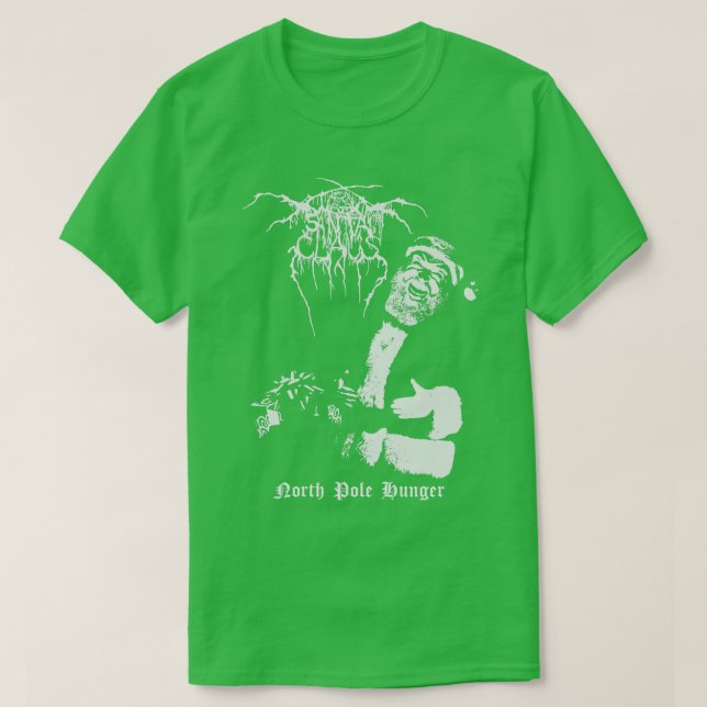 Camiseta Papá Noel oscuro (Diseño del anverso)