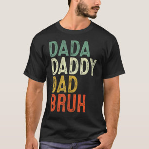 Camiseta Papá Noel Papá Bruh Papi y el Da del Padre