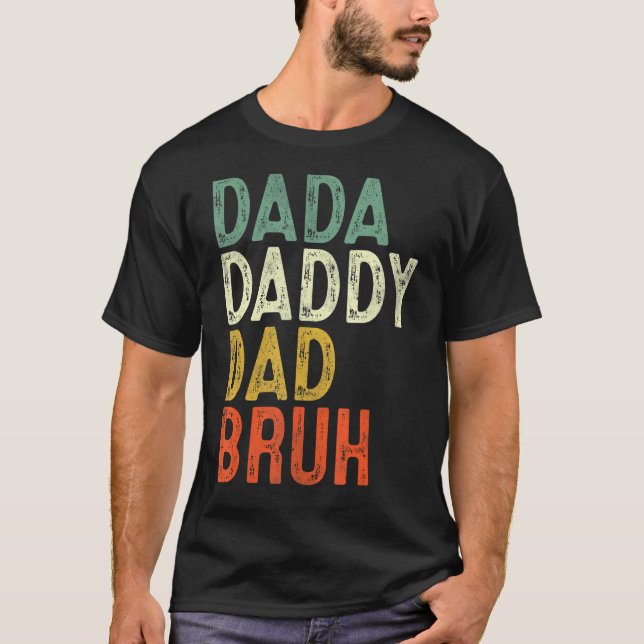 Camiseta Papá Noel Papá Bruh Papi y el Da del Padre (Anverso)