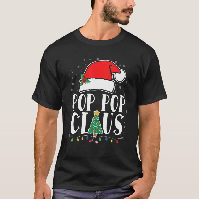Camiseta Papá Noel Papá Noel Gracioso Correspondiente Chris (Anverso)