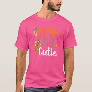 Camiseta Papá Noel Pequeño Cutie Naranja Baby Shower 1ª Bir