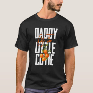 Camiseta Papá Noel Pequeño Cutie Naranja Baby Shower 1ª Bir