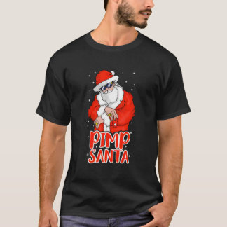 Camiseta Papá Noel Pimp Inapropiado