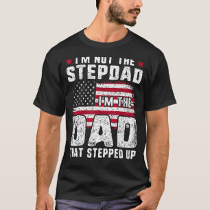 Camiseta Papá Noel que subió a Stepdad La Bandera De Estado