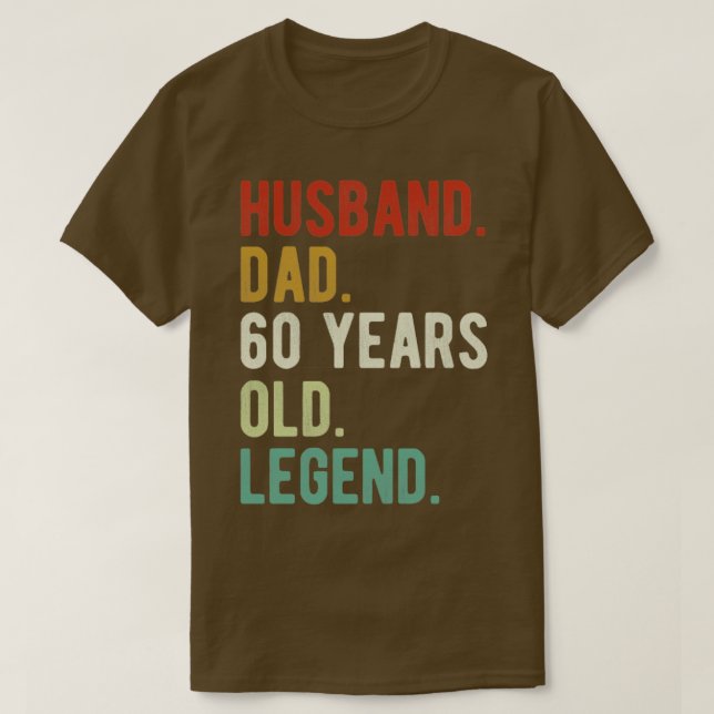 Camiseta Papá Noel Regalo de cumpleaños número 60 Padre de  (Diseño del anverso)