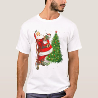 Camiseta Papá Noel Rojo Navidad Roja
