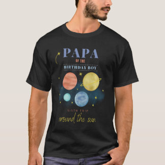 Camiseta Papá Noel Sexto Viaje De Cumpleaños Alrededor Del 
