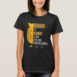 Camiseta Papá Noel Siempre Seré Tu Carga Financiera