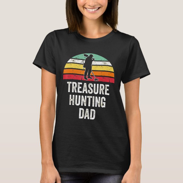 Camiseta Papá Noel tesoro cazando regalos Bobby Dazzler Dad (Anverso)
