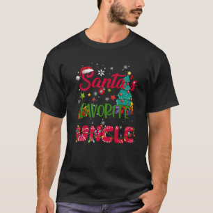 Camiseta Papá Noel, tío favorito de Santa Hat, Navidades fe