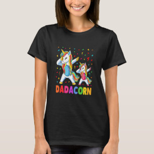 Camiseta Papá Noel Unicorn Dadacorn Papá Hombres Cumpleaños