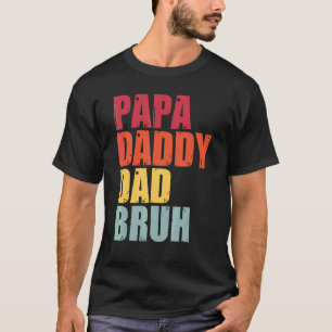 Camiseta Papá Noel Vintage de Mens Papá Noel Bruh Nuevo Pad