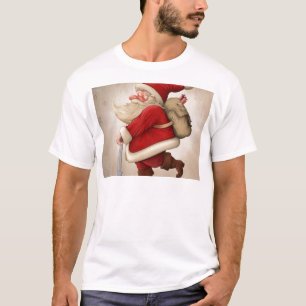 Camiseta Papá Noel y la vespa del empuje