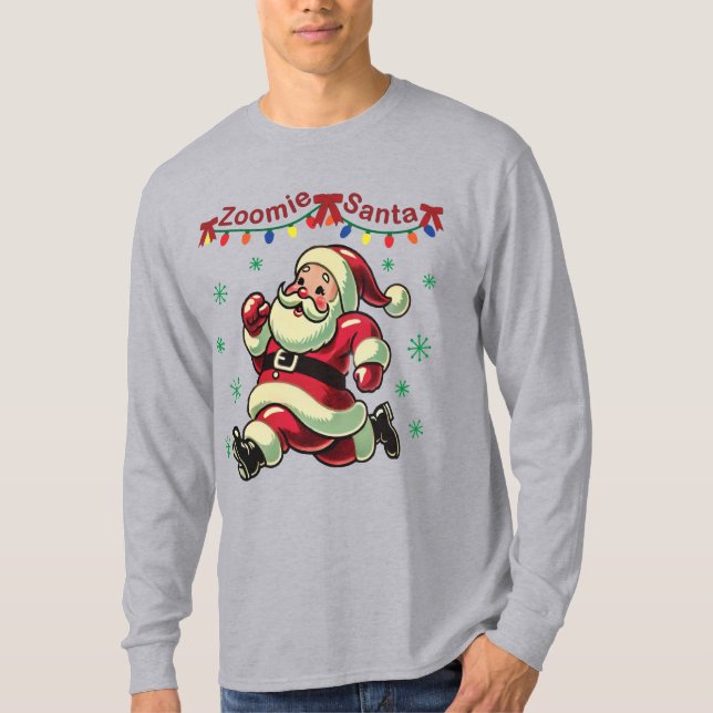 Camiseta Papá Noel Zoomie Navidad (Anverso)