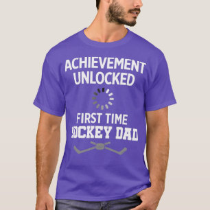 Camiseta Papá nuevo es la primera vez que juega al hockey