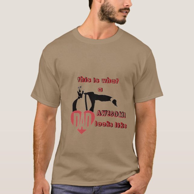 Camiseta papá número uno (Anverso)