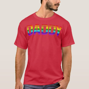 Camiseta Papá Orgullo Gay Mes Padres LGBTQ Día Arcoiris Cae