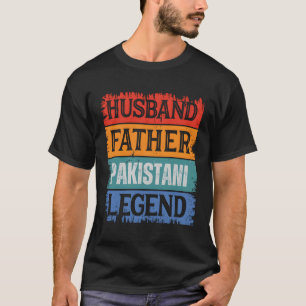 Camiseta Papá orgulloso de la leyenda paquistaní del marido