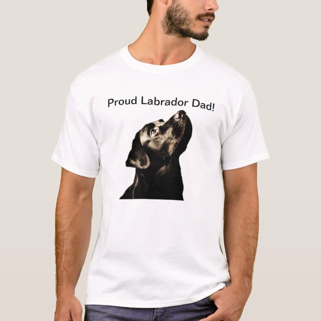 Camiseta ¡Papá orgulloso de Labrador! (Anverso)