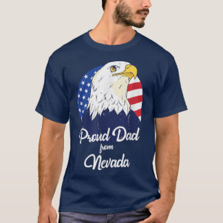 Camiseta Papá orgulloso de Nevada Feliz Día del Padre