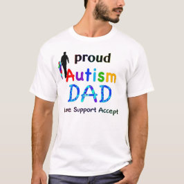 Camiseta Papá orgulloso del autismo