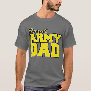Camiseta Papá orgulloso del ejército