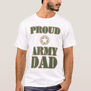 Camiseta Papá orgulloso del ejército